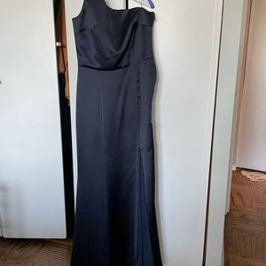 Amsale Kaia Navy Gown